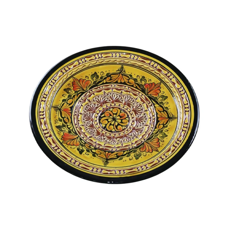 Assiettes décoratives Soleil Oriental