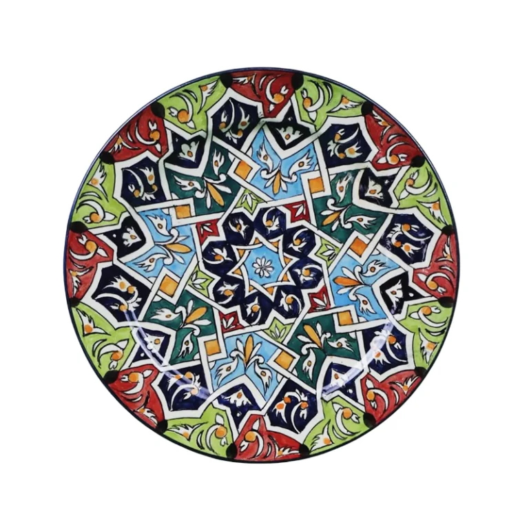 Assiette décorative Multicolore Andalouse