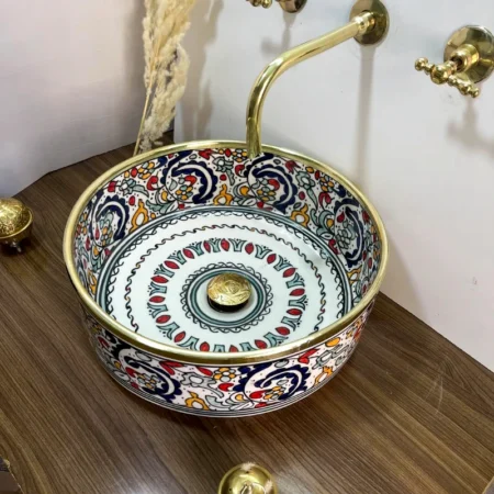 Le vasque Orientale Multicolore