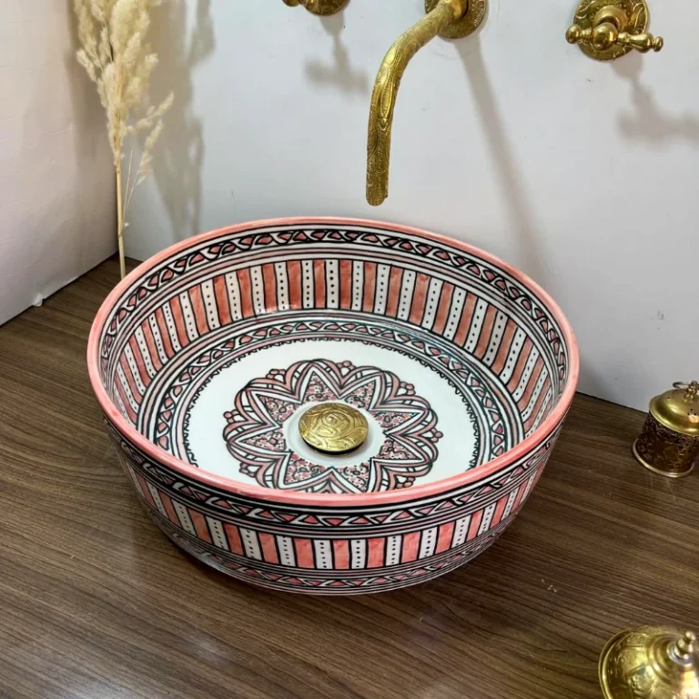 Le vasque Florale Rose