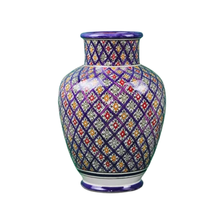 Vase Authentique Écaille Multicolore