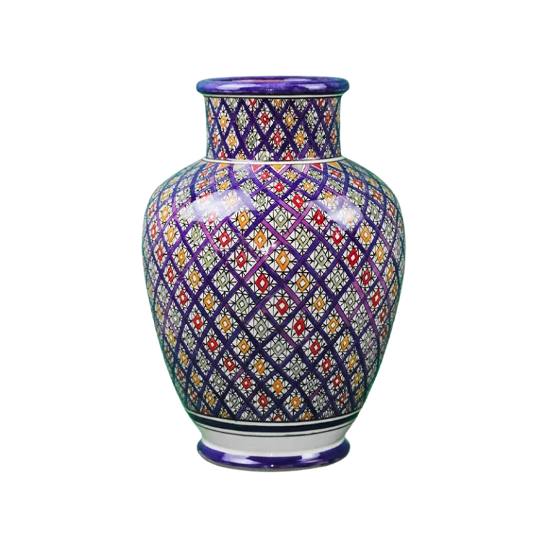 Vase Authentique Écaille Multicolore